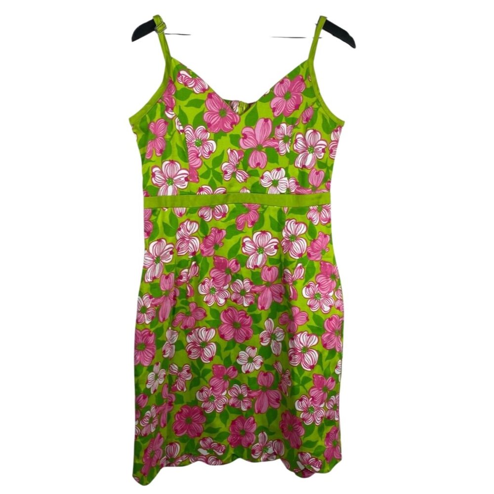 Key West Dress Women's Multicolor Sz 10 Sleeveless Floral Tropical Resort Wear